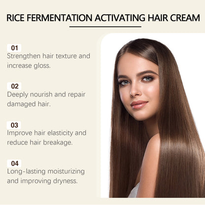 Rice Moisturizing Hair Care Milk Repair Hair Nourishing